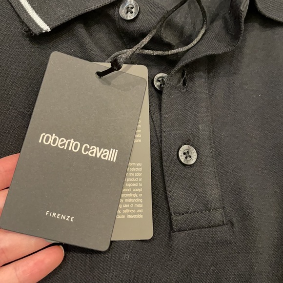 BNWT Roberto Cavalli collar T-short size XL - Picture 5 of 9